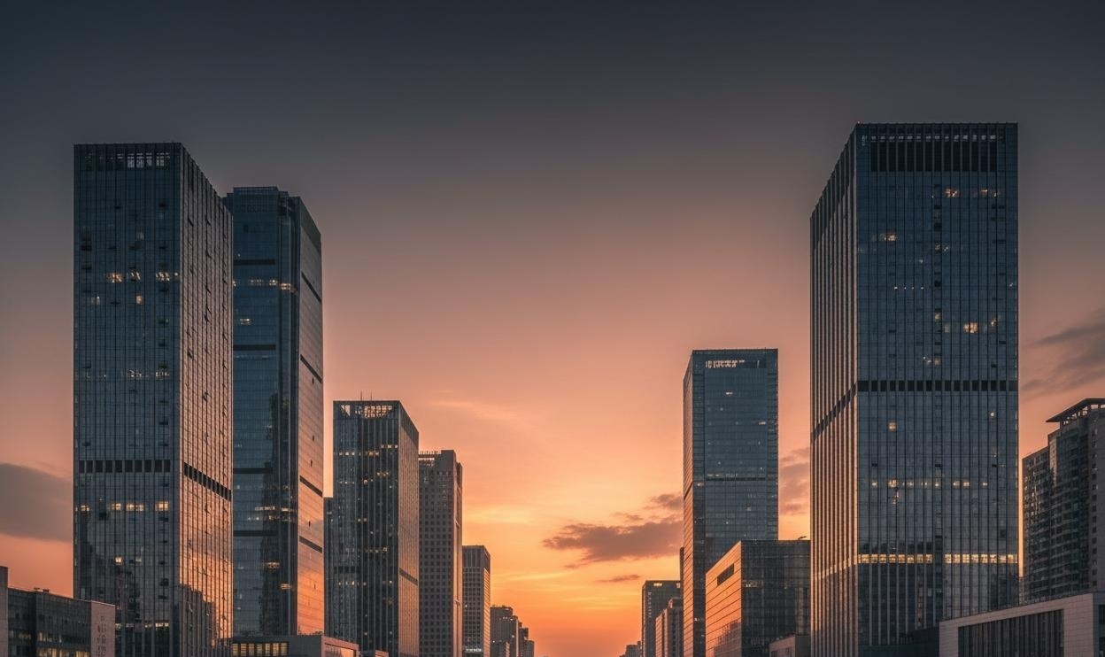太原城市天际线全景